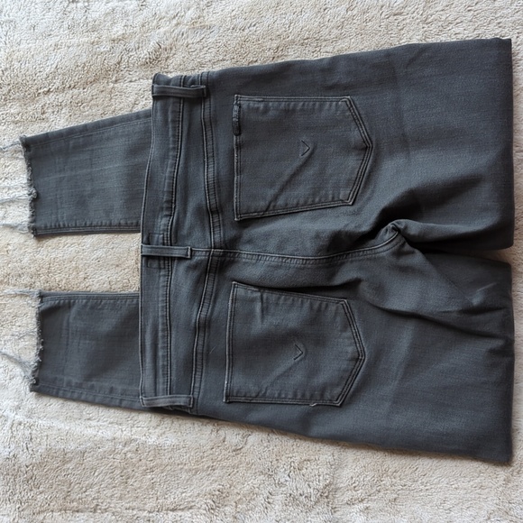 Hudson Grey Distressed Nico Medium Rise Raw Hem Skinny Jeans Size 29 Waist   29 - Picture 6 of 6